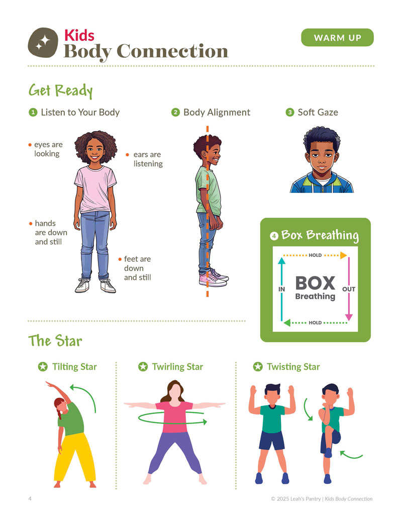 Body Connection Kids - Newsletter Booklet - Image 2